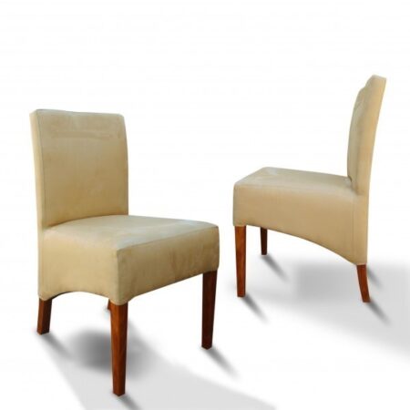 Krzesło niskie proste - Antresola - duży wybór tkanin i wybarwień nóg