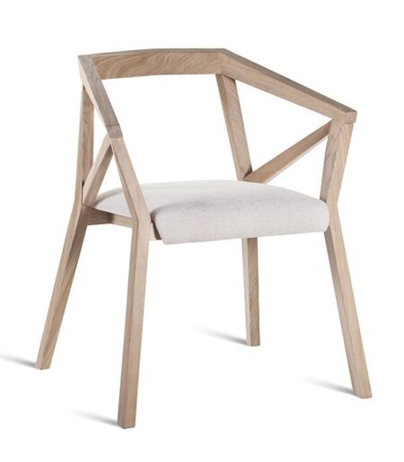 Krzesło tapicerowane Geometric - Ajram