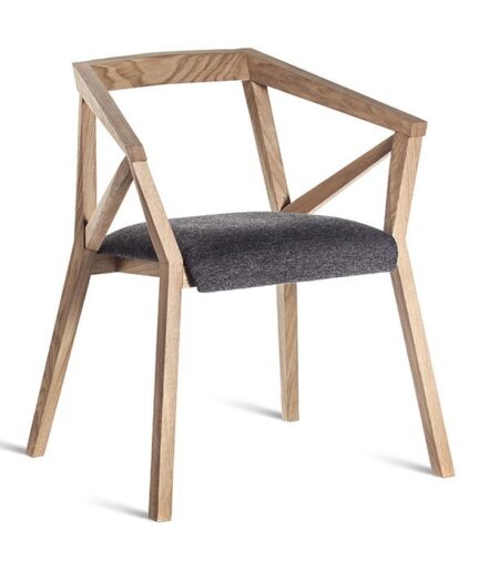 Krzesło tapicerowane Geometric - Ajram