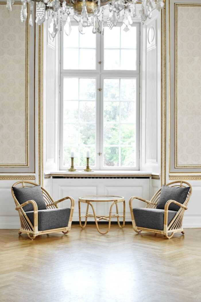 Krzesło Rattanowe Charlottenborg Arne Jacobsena Sika Design