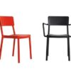 Krzesło Lisboa czerwone