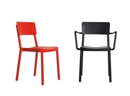 Krzesło Lisboa czerwone