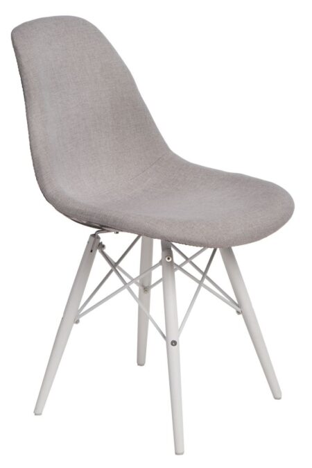 Krzesło P016W Pattern szar-patch/white