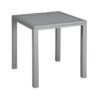 Stolik Cubic blat aluminiowy 45x50x50 grey