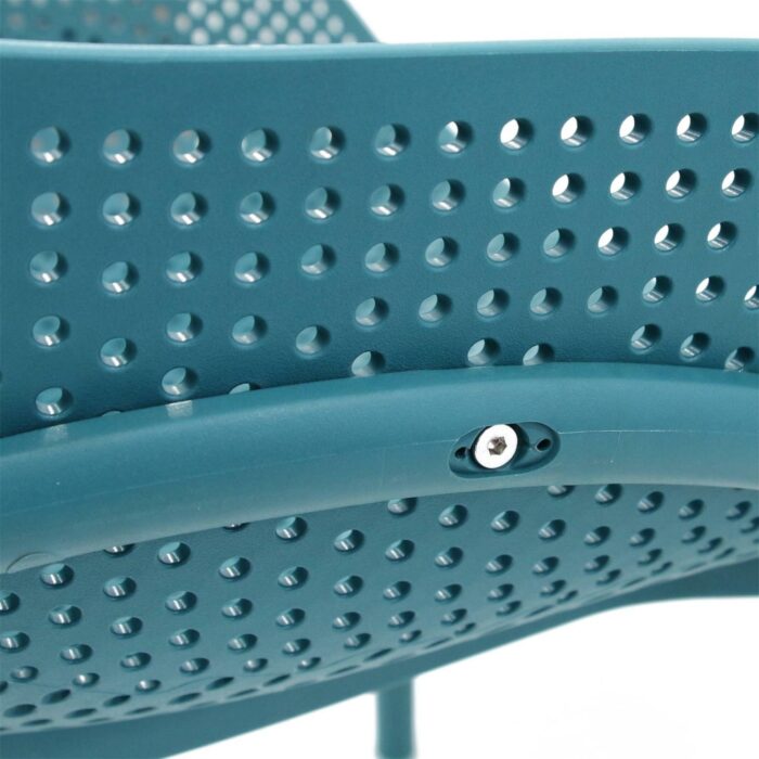 Krzesło Malibu niebieskie